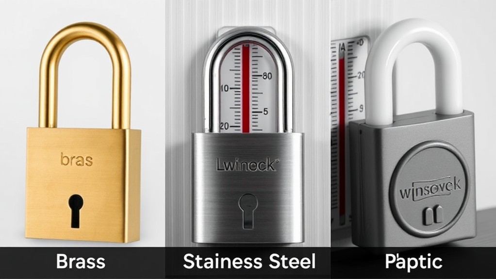 selecting appropriate lock material